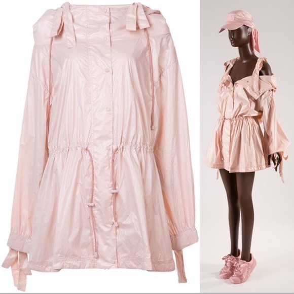 Host Pick! Fenty x PUMA by Rihanna Bow Cuff Parachute Jacket Pink - Picture 11 of 12